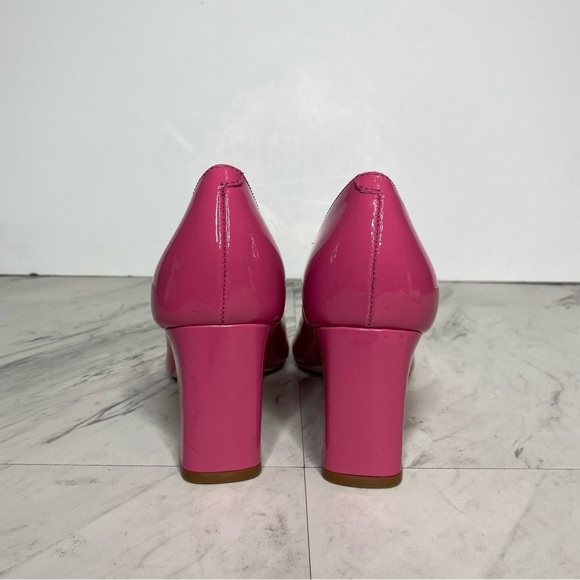 Marc Fisher Zala Pink Patent Leather Pointy Toe Pump 5 1/2 M - Picture 3 of 14